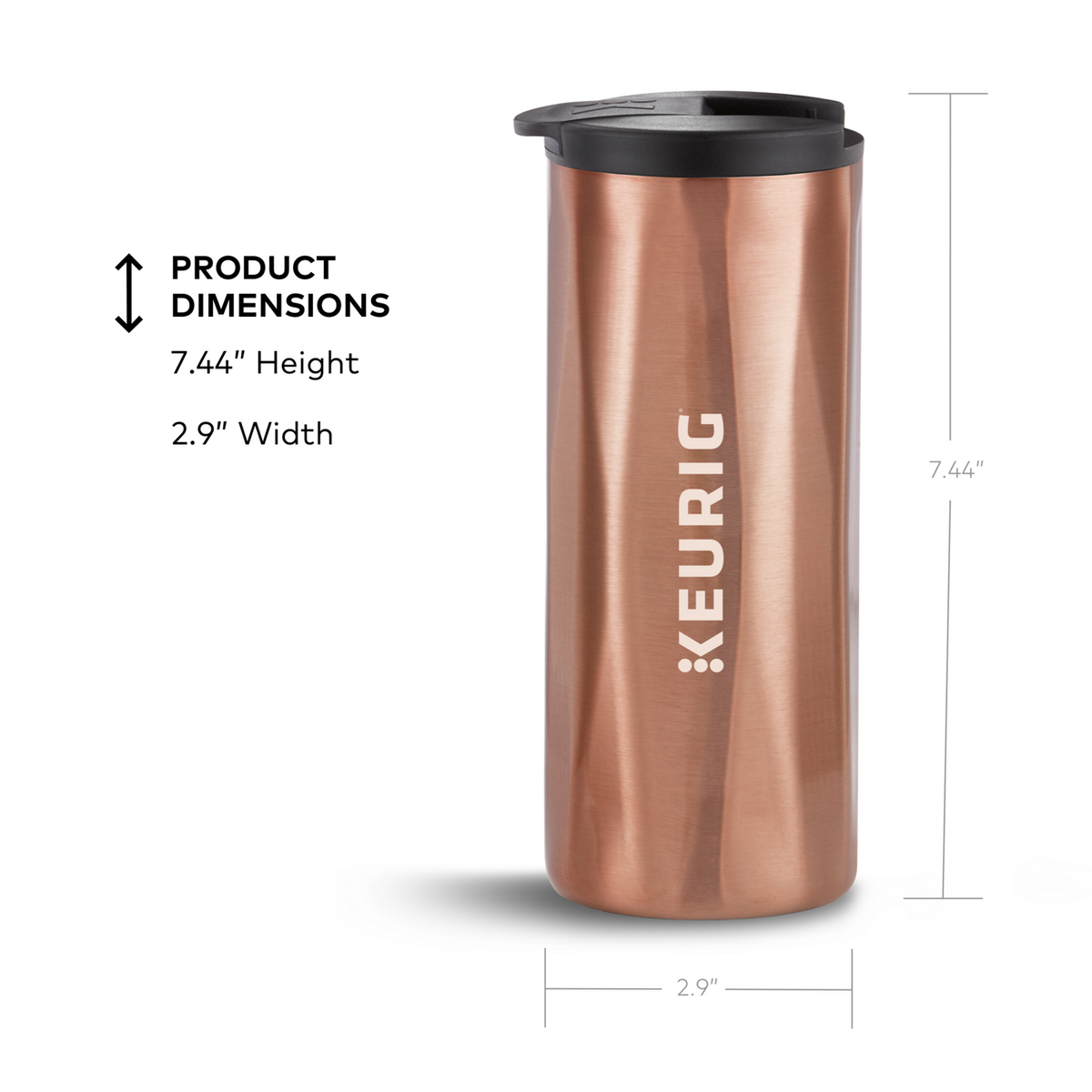 14oz. Faceted Travel Mug L3