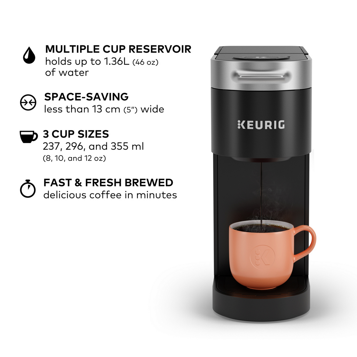 Keurig® K-Slim® Single Serve Coffee Maker M2