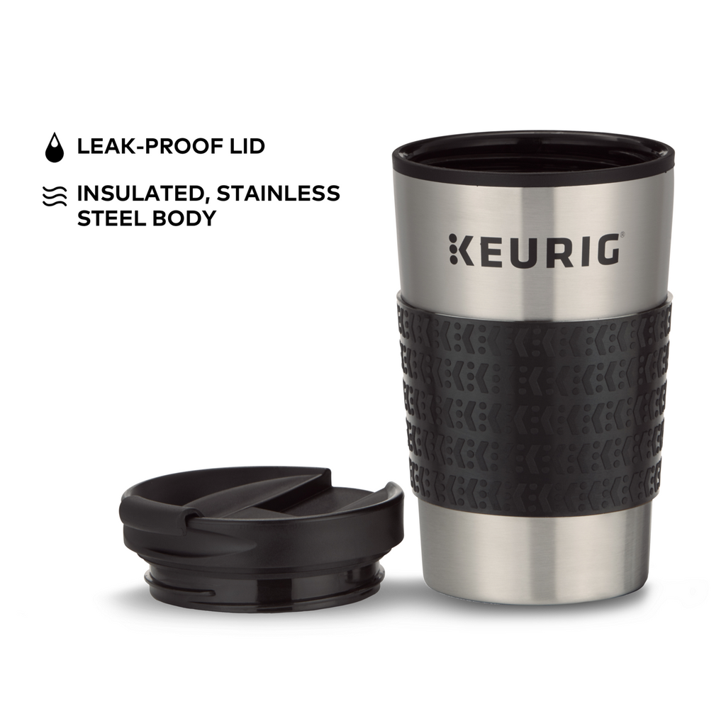 Keurig® insulated stainless steel travel mug 12oz J8