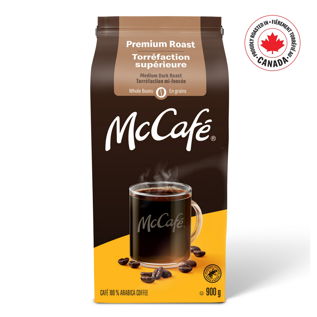 McCafé Premium Medium Dark Roast Whole Beans - 900g V0