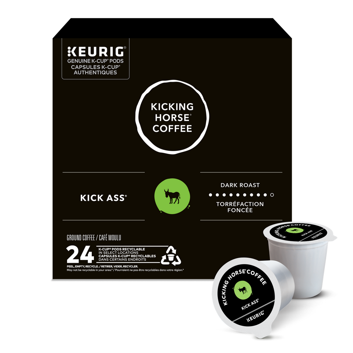 Kicking Horse® Coffee Kick Ass Dark Roast V3