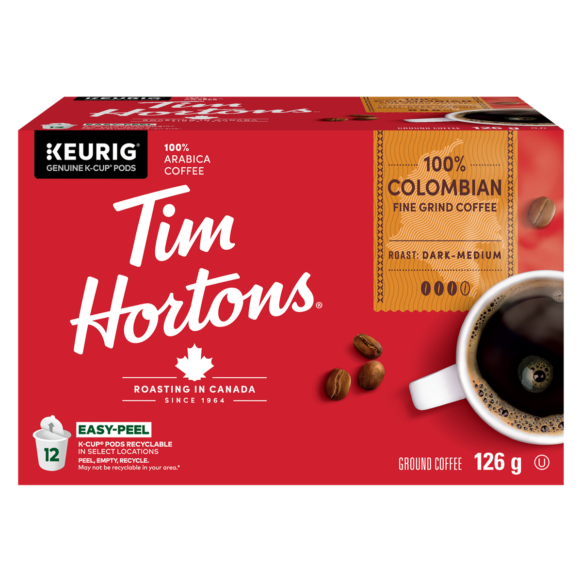 Tim Hortons Colombian Medium Roast Coffee P1