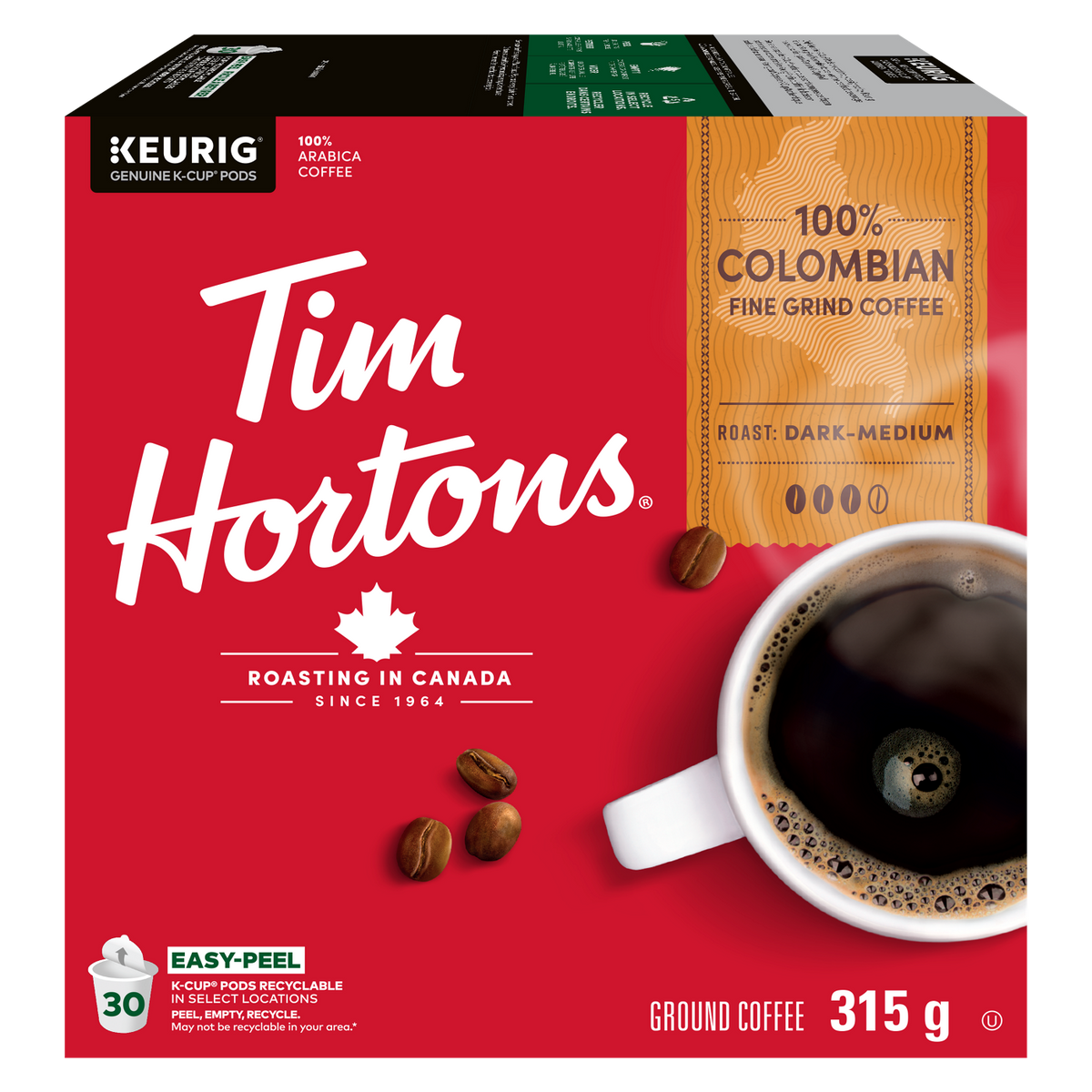 Tim Hortons Colombian Medium Roast Coffee P1