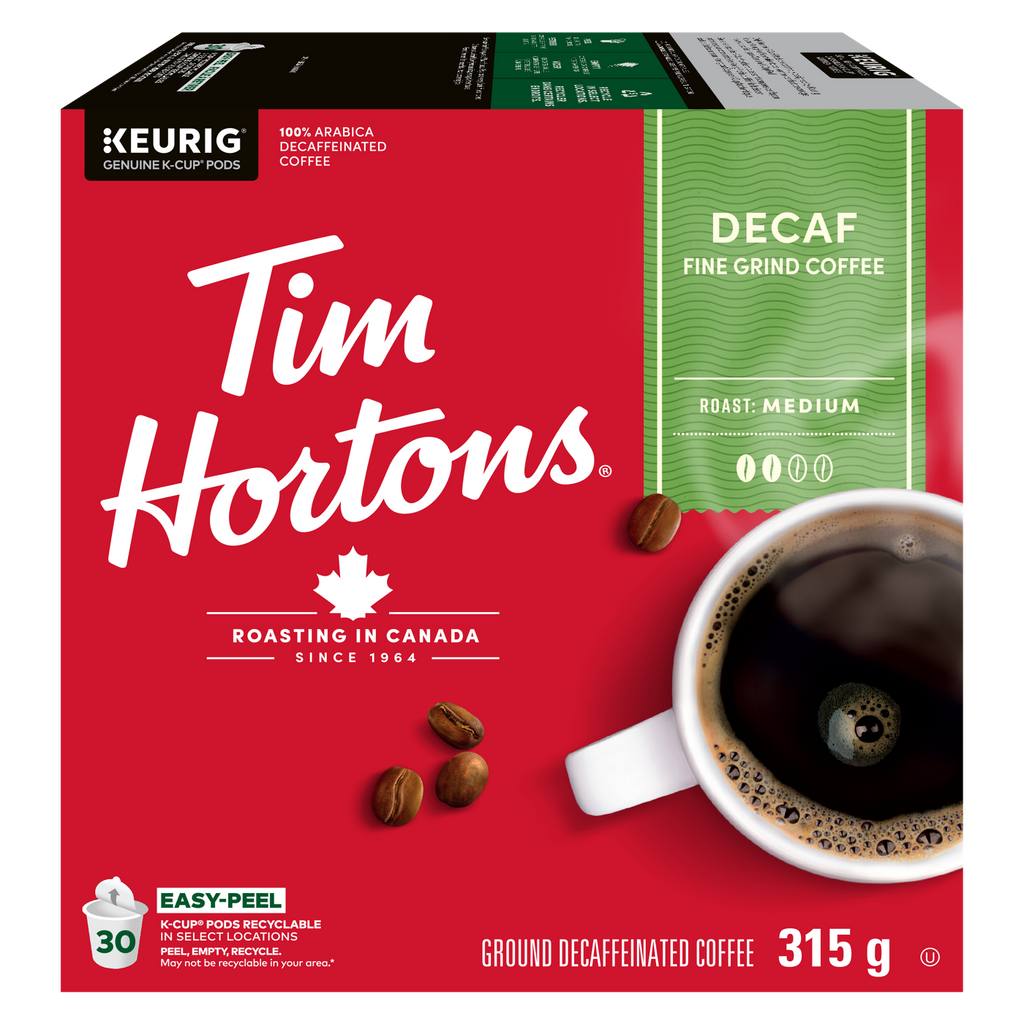 Tim Hortons Decaf Medium Roast Coffee Z4