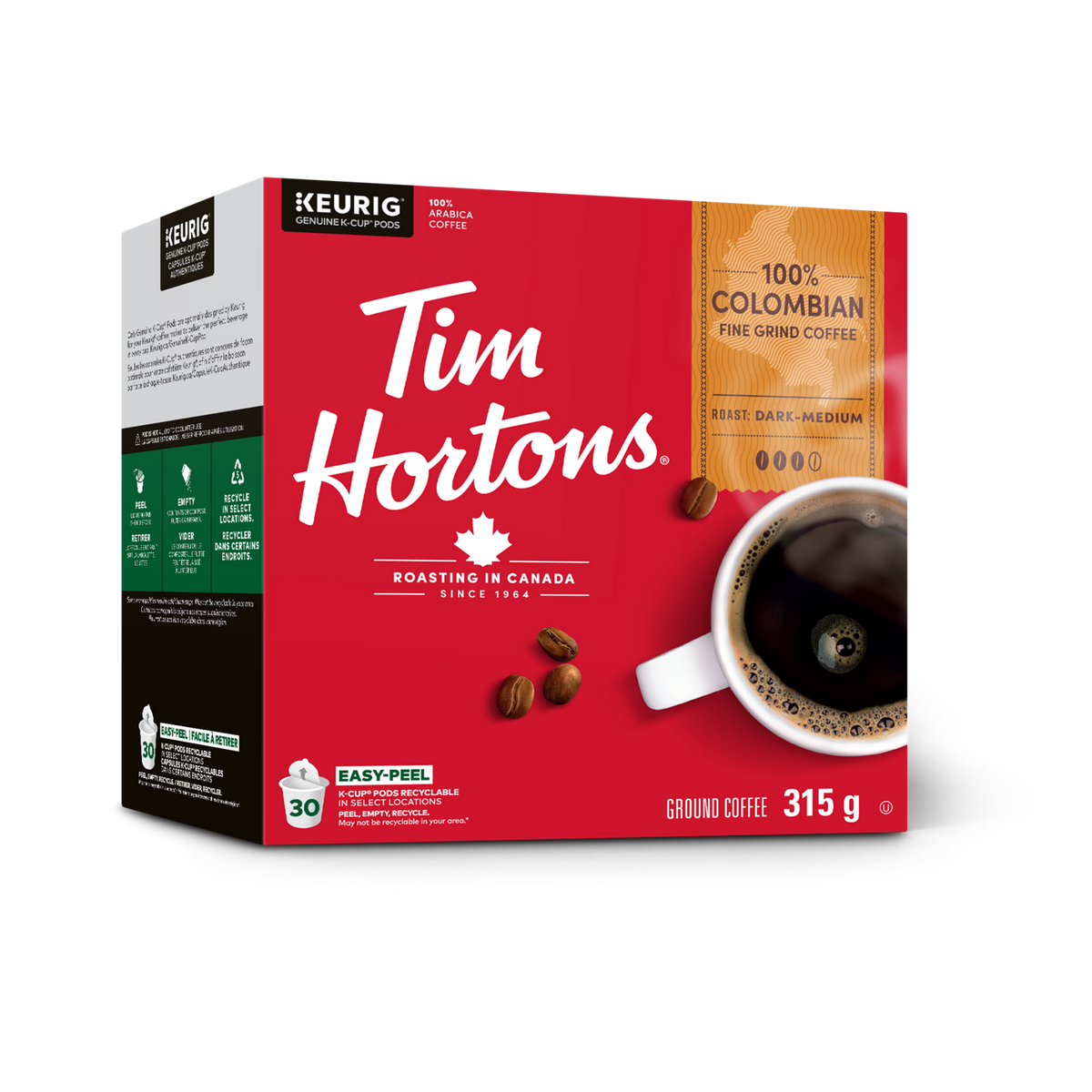 Tim Hortons Colombian Medium Roast Coffee P1