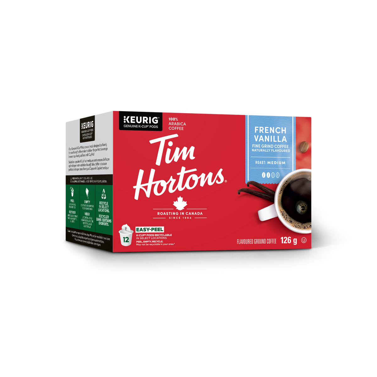 Tim Hortons French Vanilla Medium Roast Coffee T3