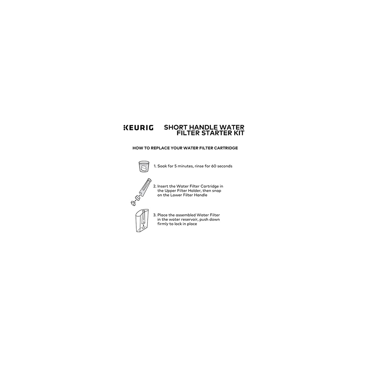 Keurig® Water Filter Starter Kit Small Reservoir N4