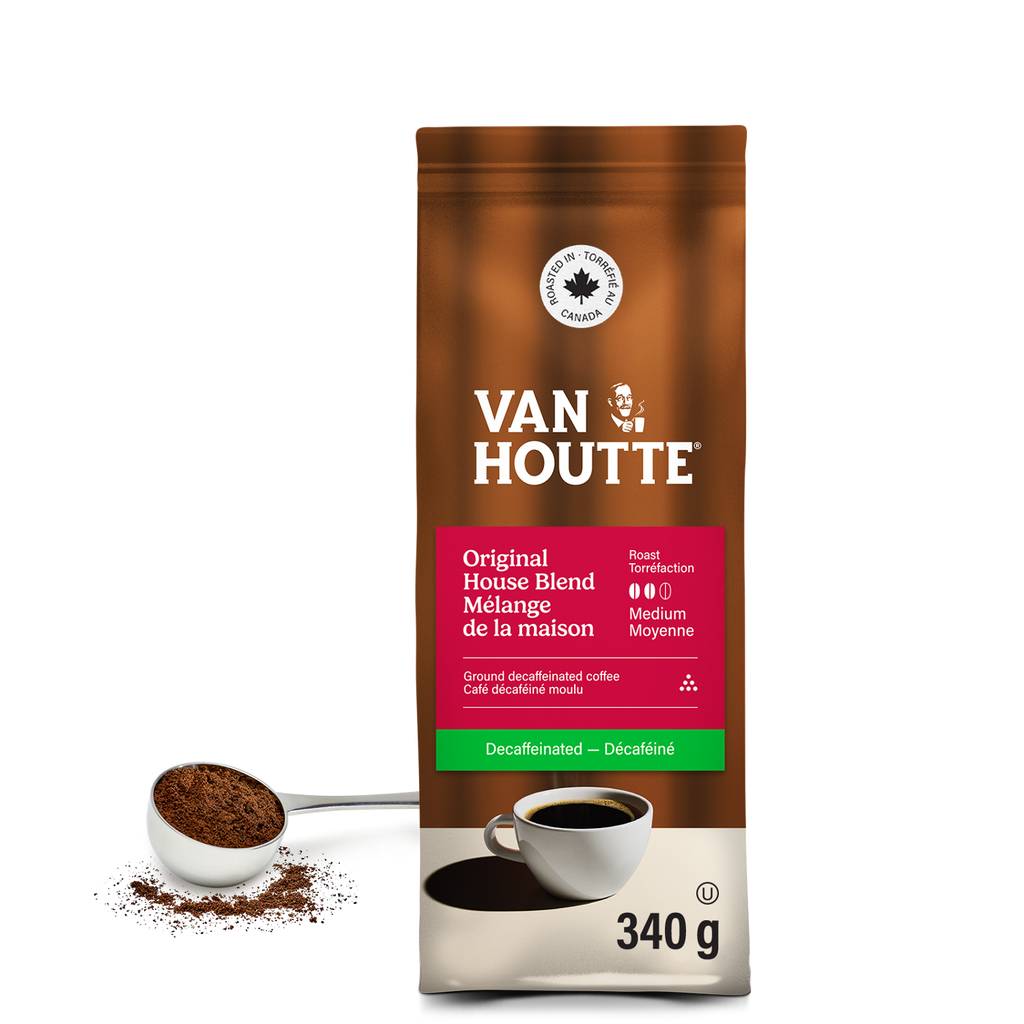 Van Houtte Original House Blend Decaf Medium Roast Ground Coffee E7