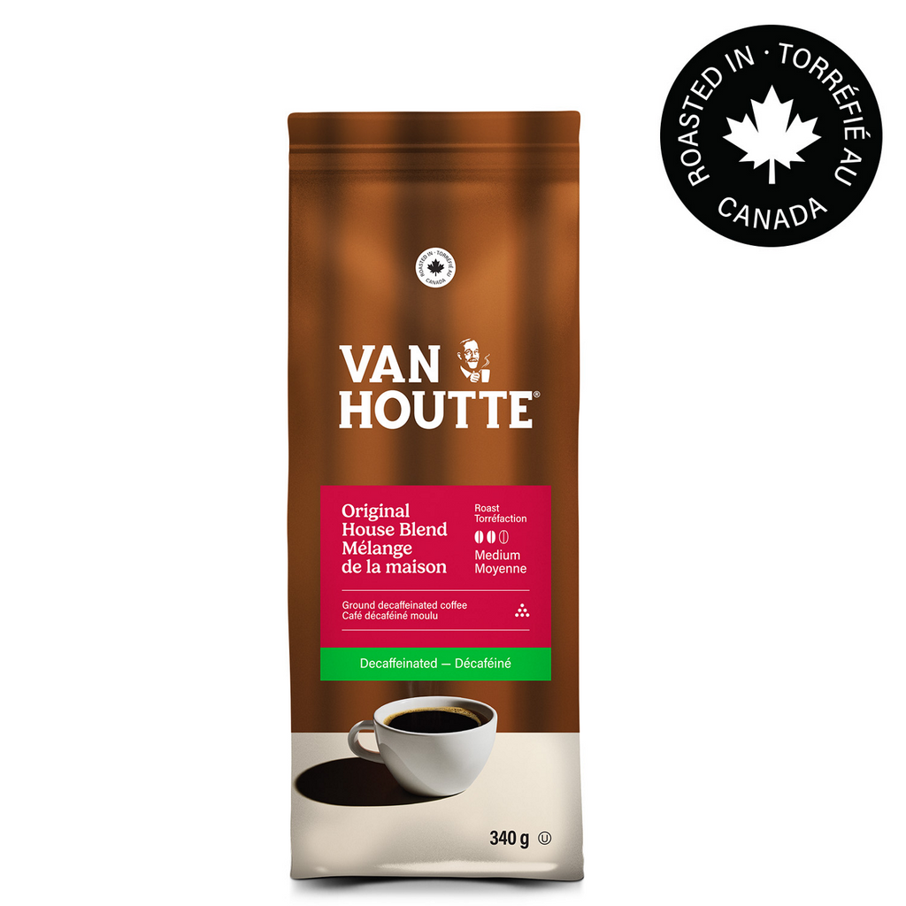 Van Houtte Original House Blend Decaf Medium Roast Ground Coffee E7