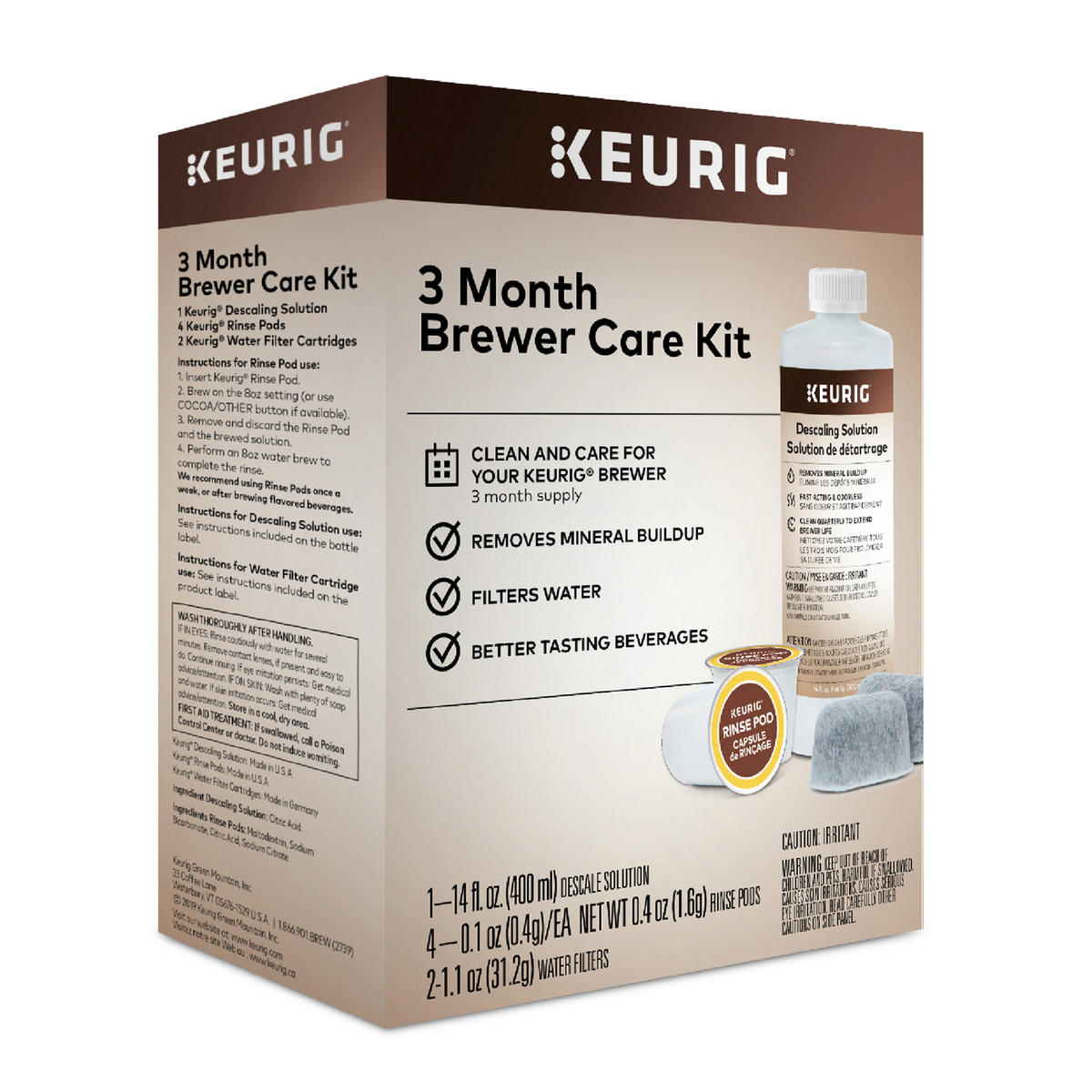 Keurig® 3 Month Brewer Care Kit S7