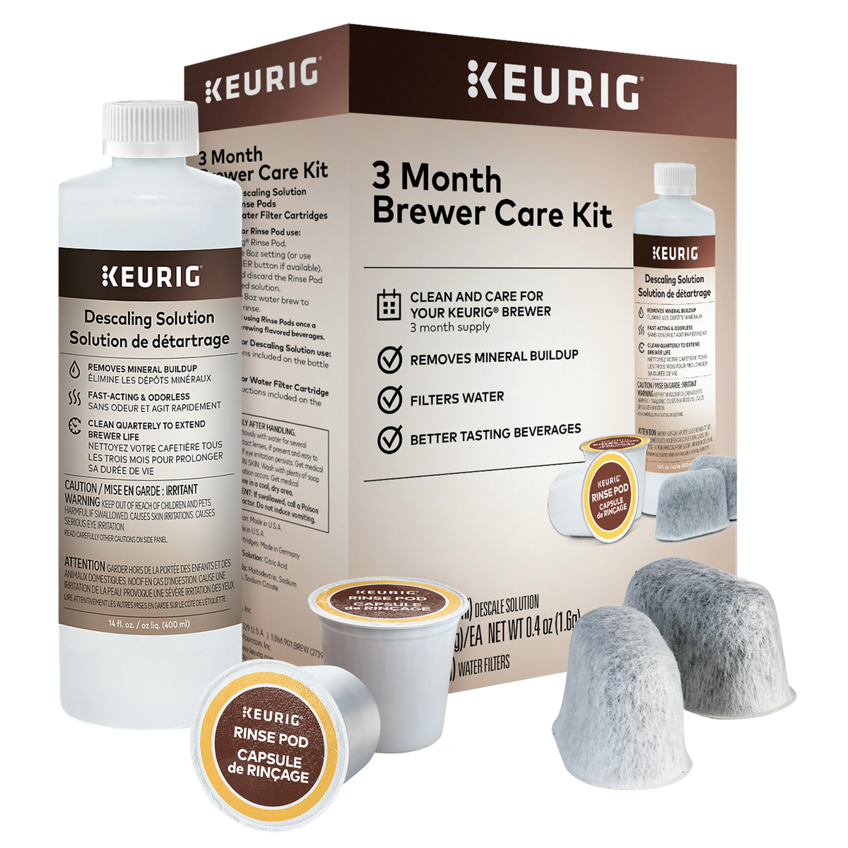 Keurig® 3 Month Brewer Care Kit X1