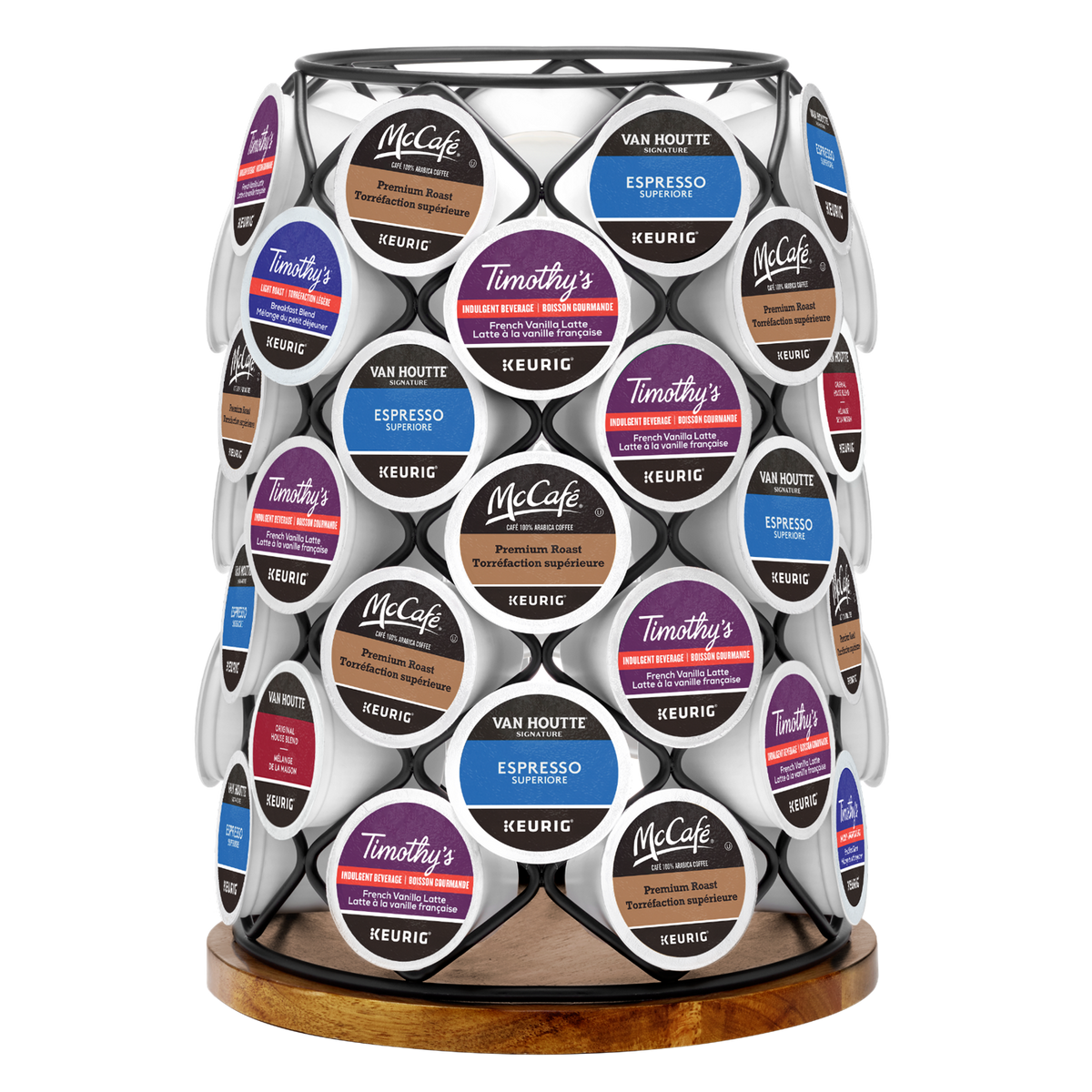 Keurig® Wood And Wire K-Cup® Pod Carousel M7