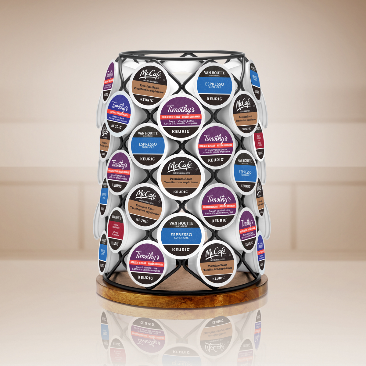 Keurig® Wood And Wire K-Cup® Pod Carousel M7