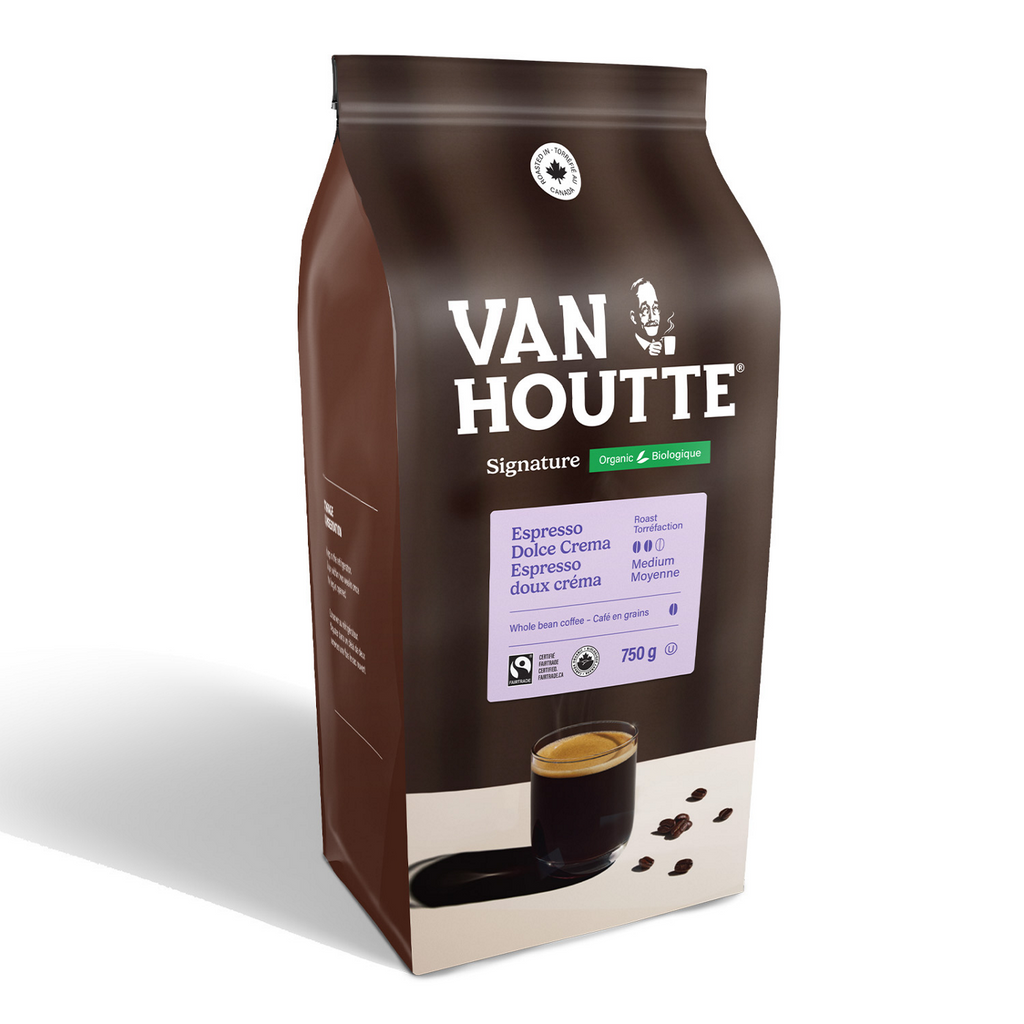 Van Houtte Signature Espresso Dolce Crema Organic Fairtrade Whole Beans U4
