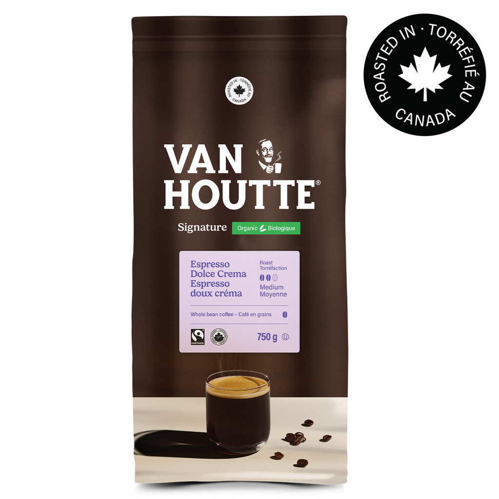 Van Houtte Signature Espresso Dolce Crema Organic Fairtrade Whole Beans K7