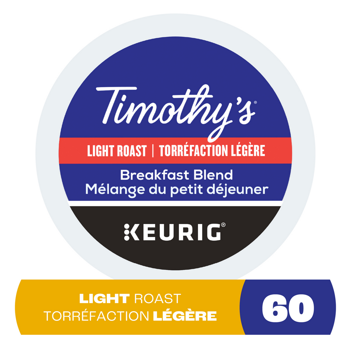 Timothy's Breakfast Blend Light Roast Coffee C1