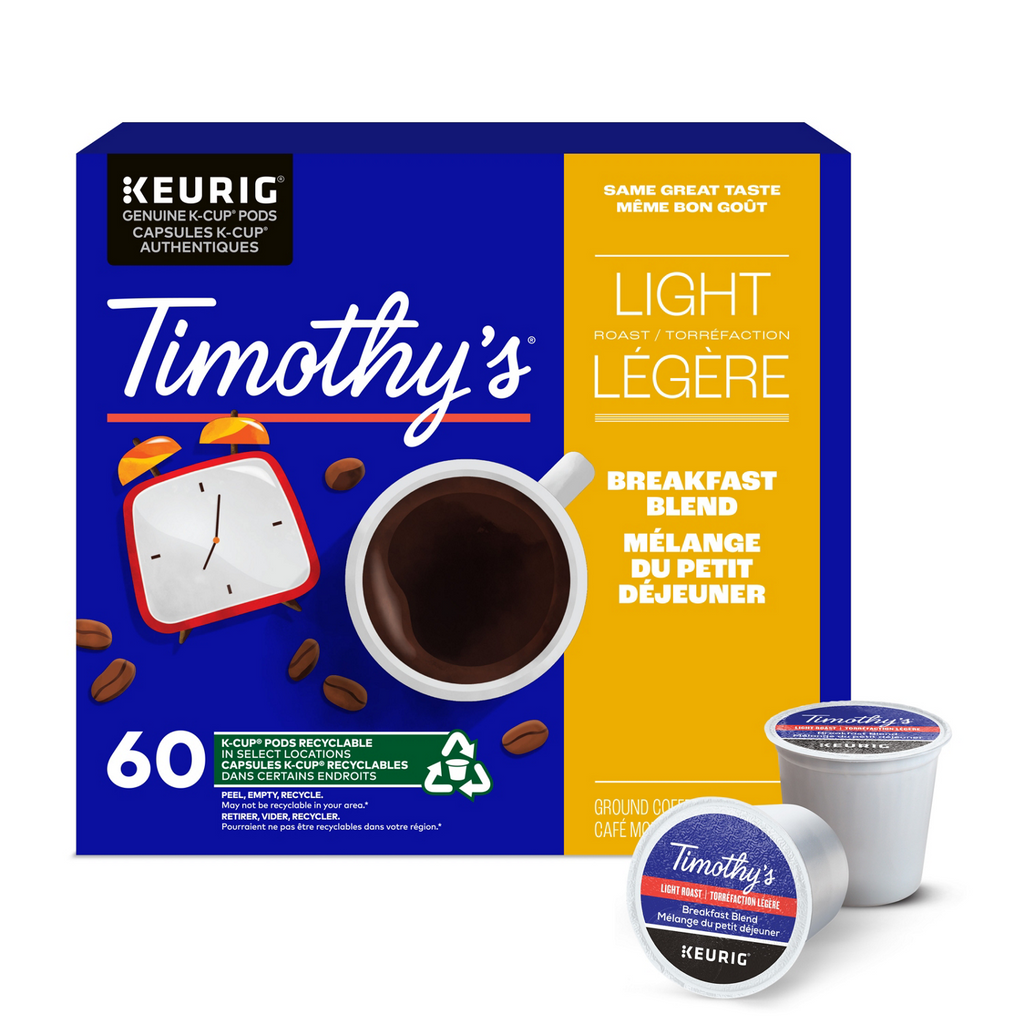 Timothy's Breakfast Blend Light Roast Coffee C1