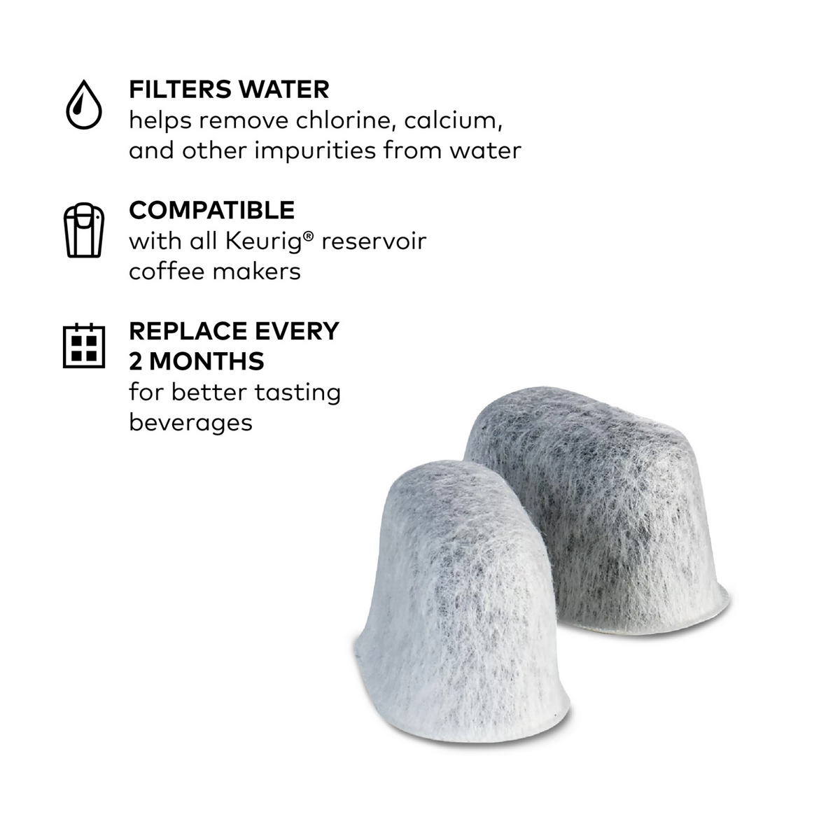 2 Water Filter Cartridges K6