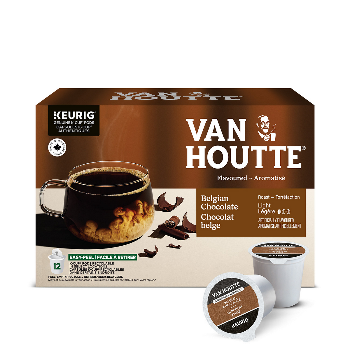 Van Houtte Belgian Chocolate Light Roast Coffee T8