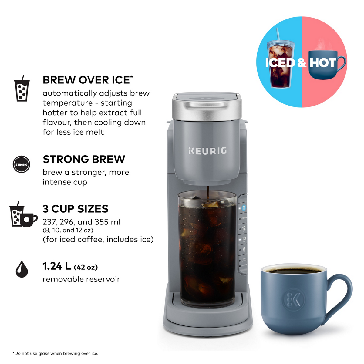Keurig® Single Serve K-Iced® Coffee Maker W8