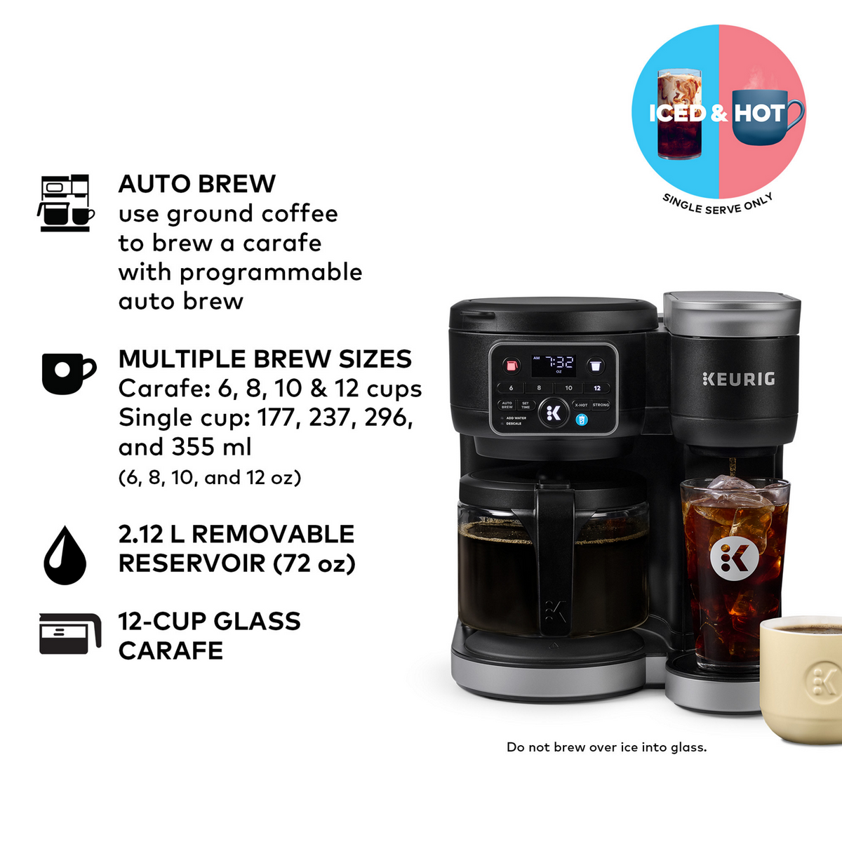 Keurig® K-Duo® Hot & Iced Single Serve & Carafe Coffee Maker Gen2 Z9