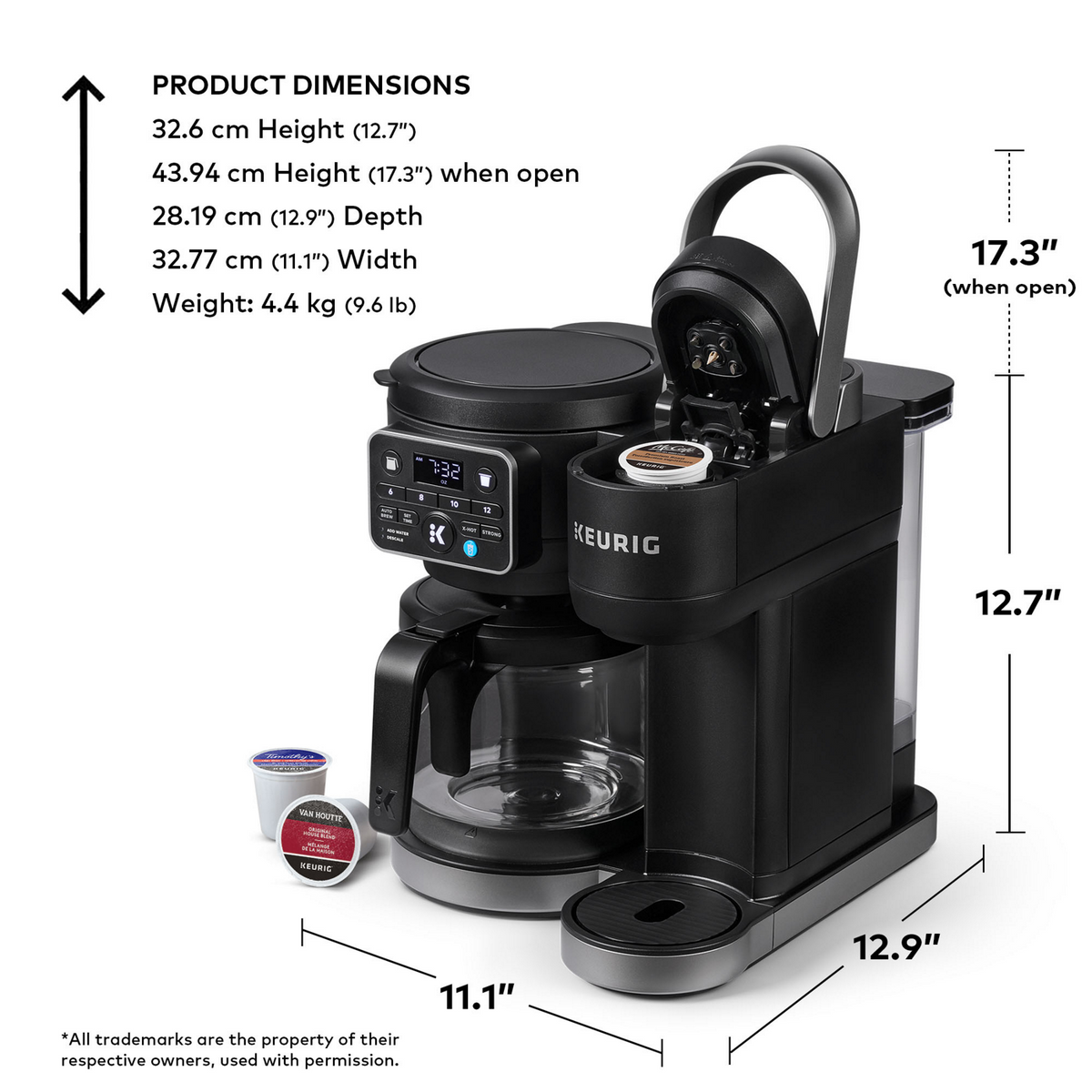 Keurig® K-Duo® Hot & Iced Single Serve & Carafe Coffee Maker Gen2 Z9