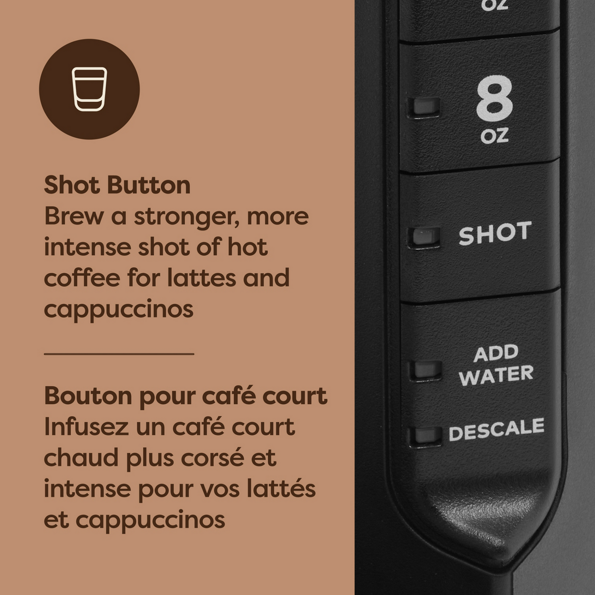 Keurig® K-Café® Barista Bar Single Serve Coffee - Latte & Cappuccino Maker O8