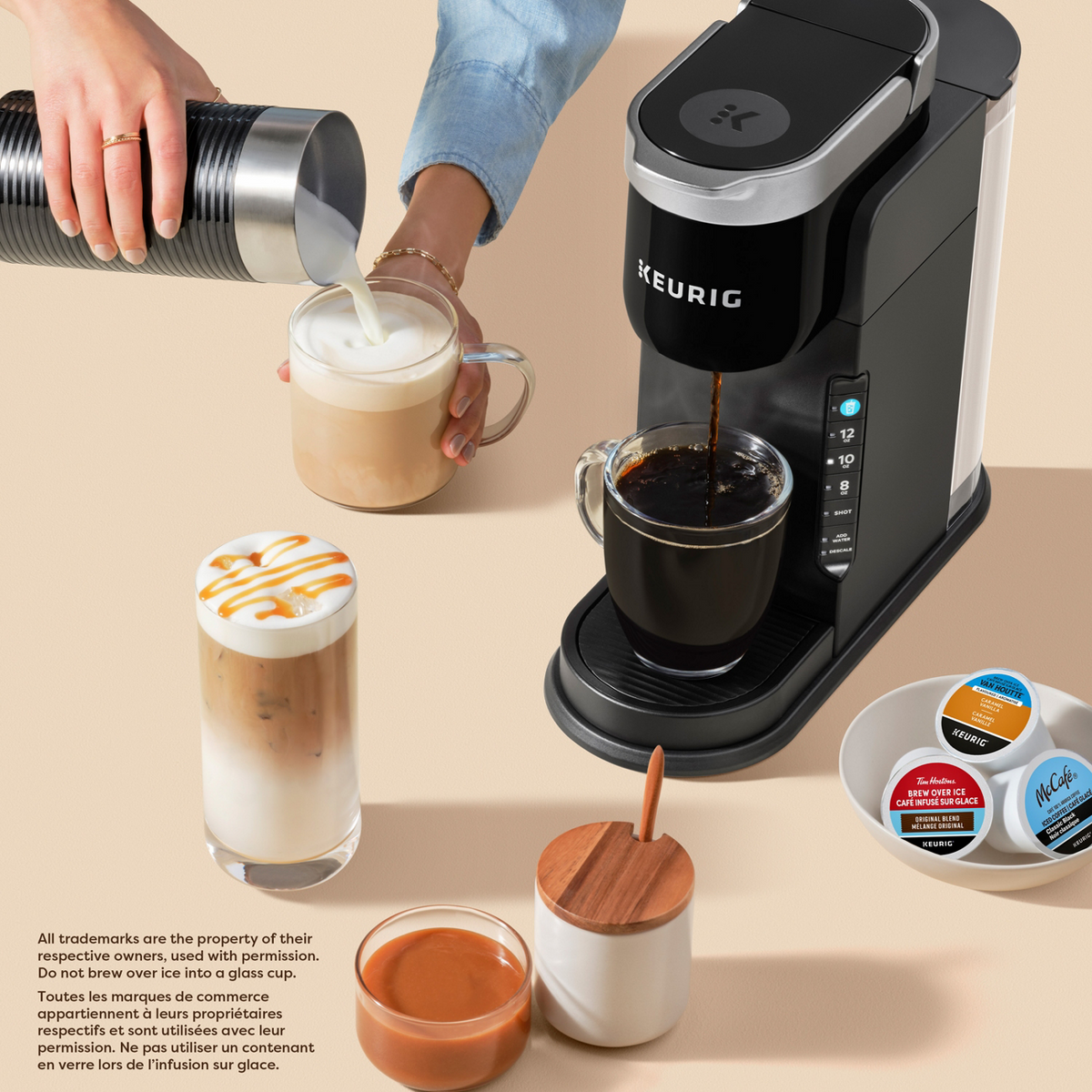 Keurig® K-Café® Barista Bar Single Serve Coffee - Latte & Cappuccino Maker O8