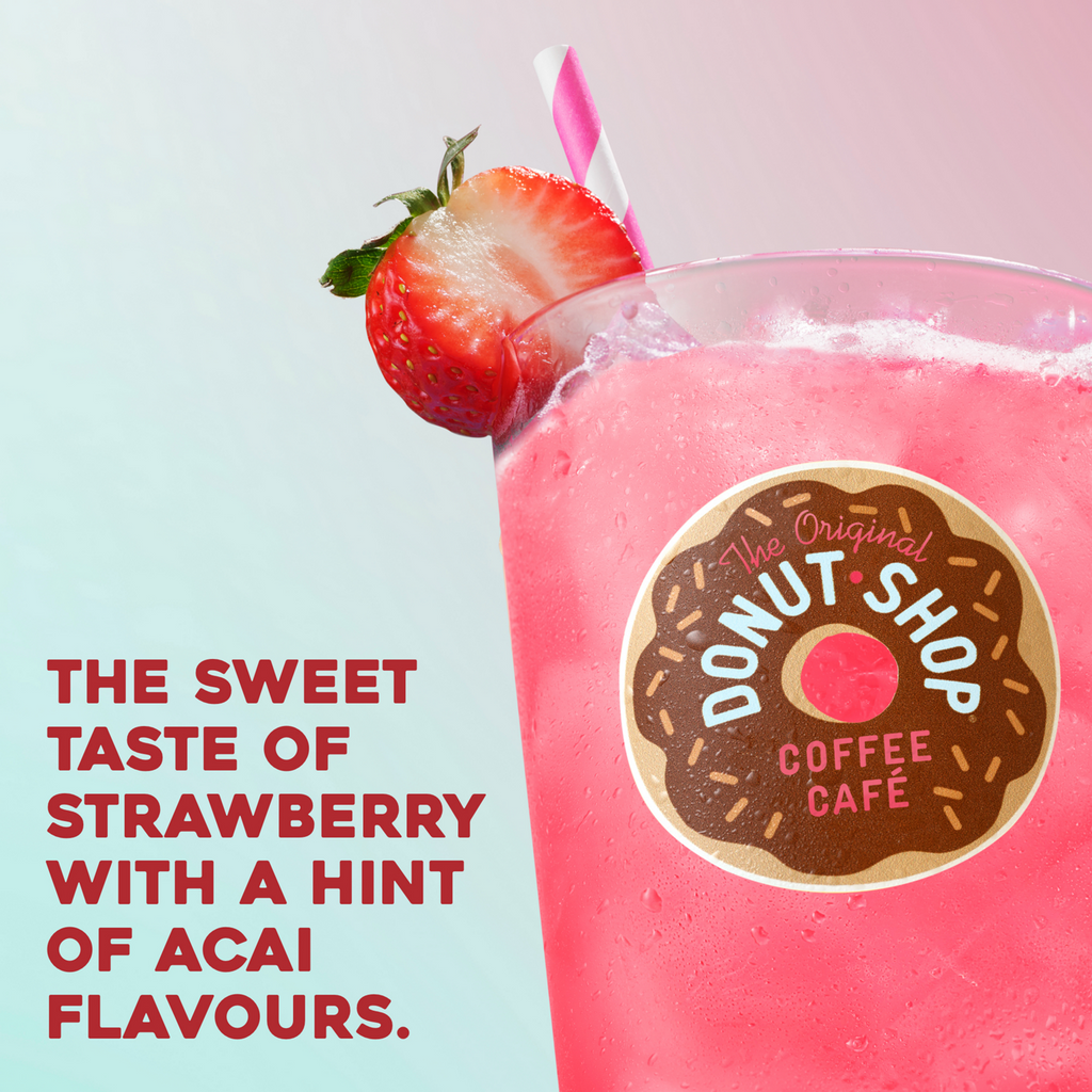The Original Donut Shop® Strawberry Acai Iced Refreshers W0