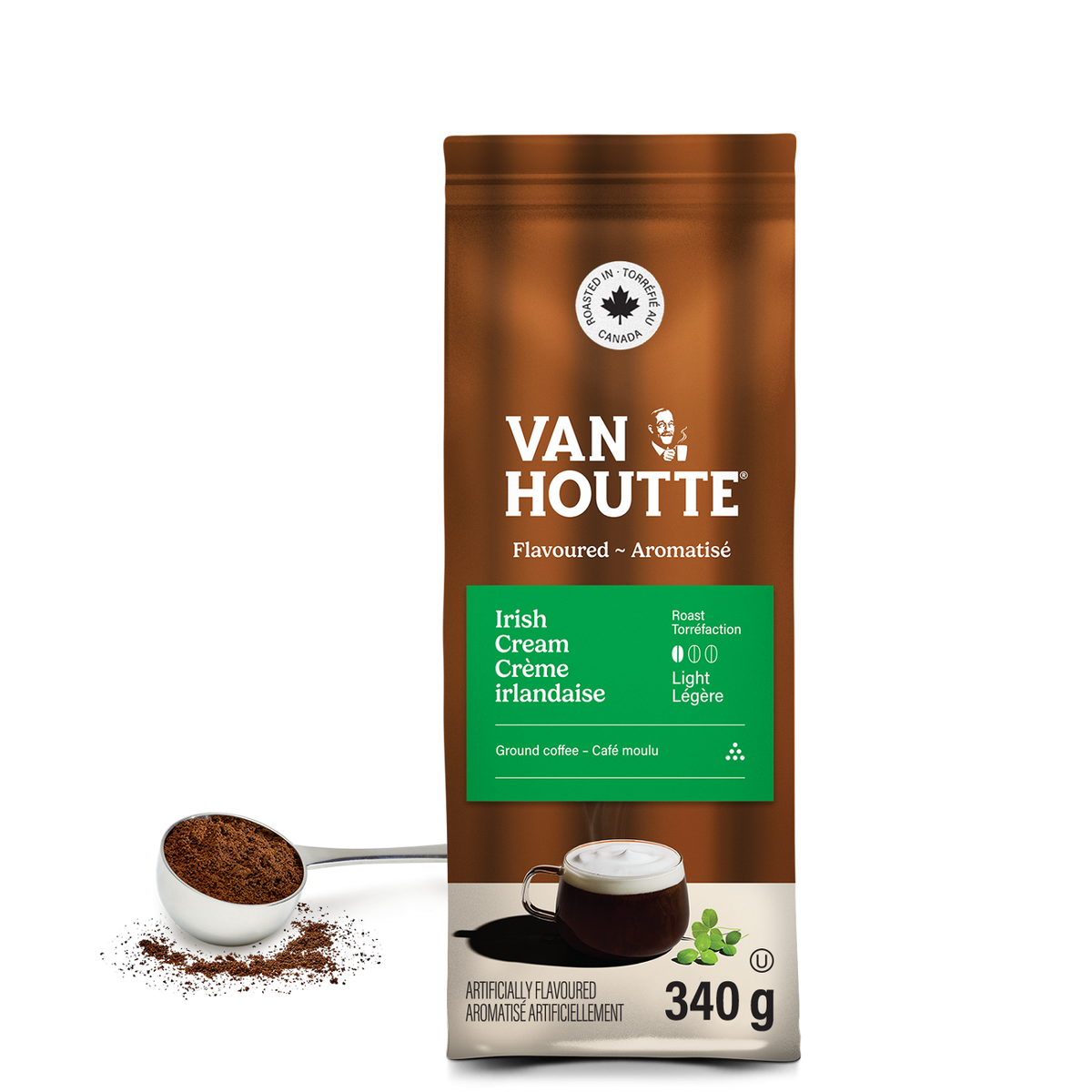 Van Houtte Irish Cream Light Roast Ground Coffee T8