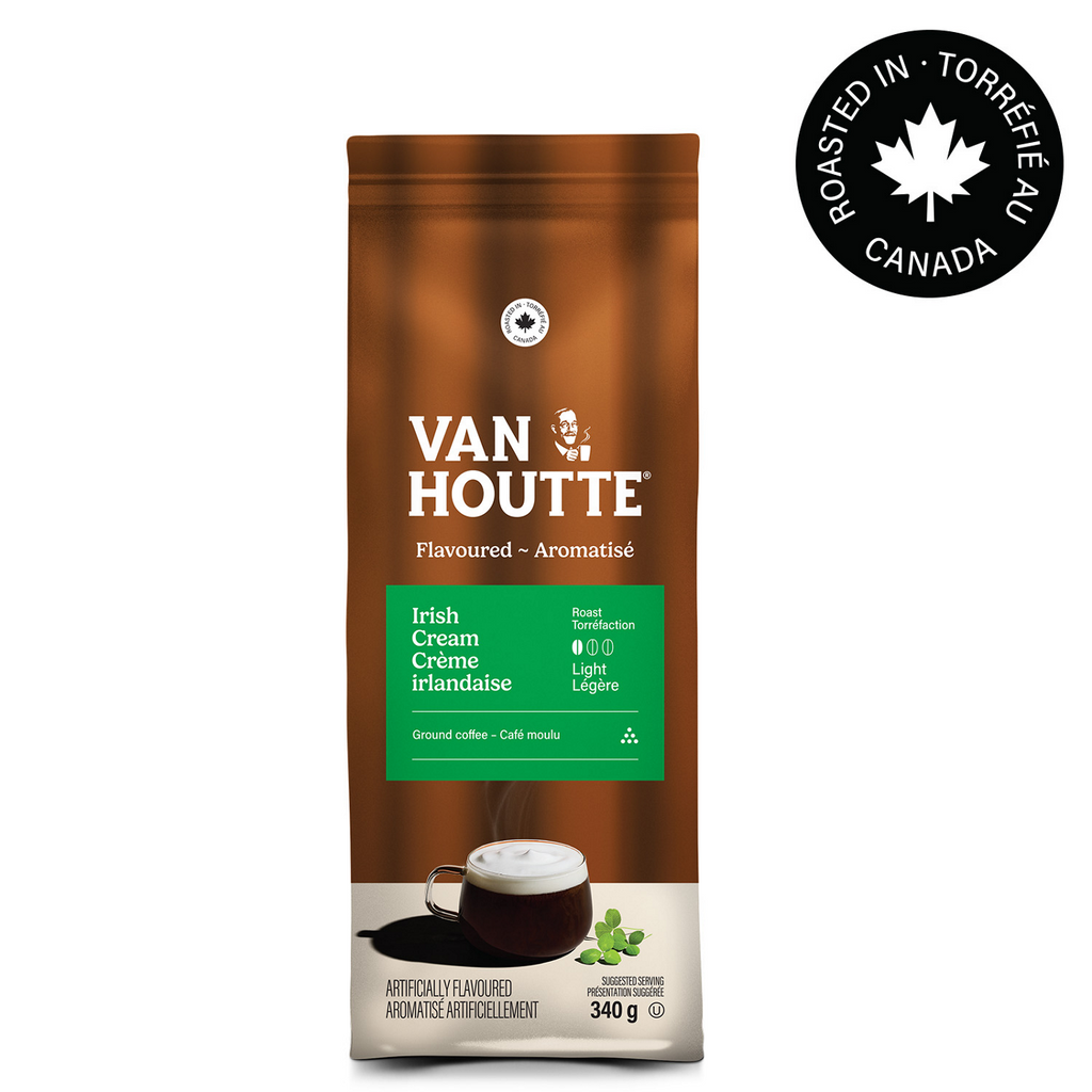 Van Houtte Irish Cream Light Roast Ground Coffee T8