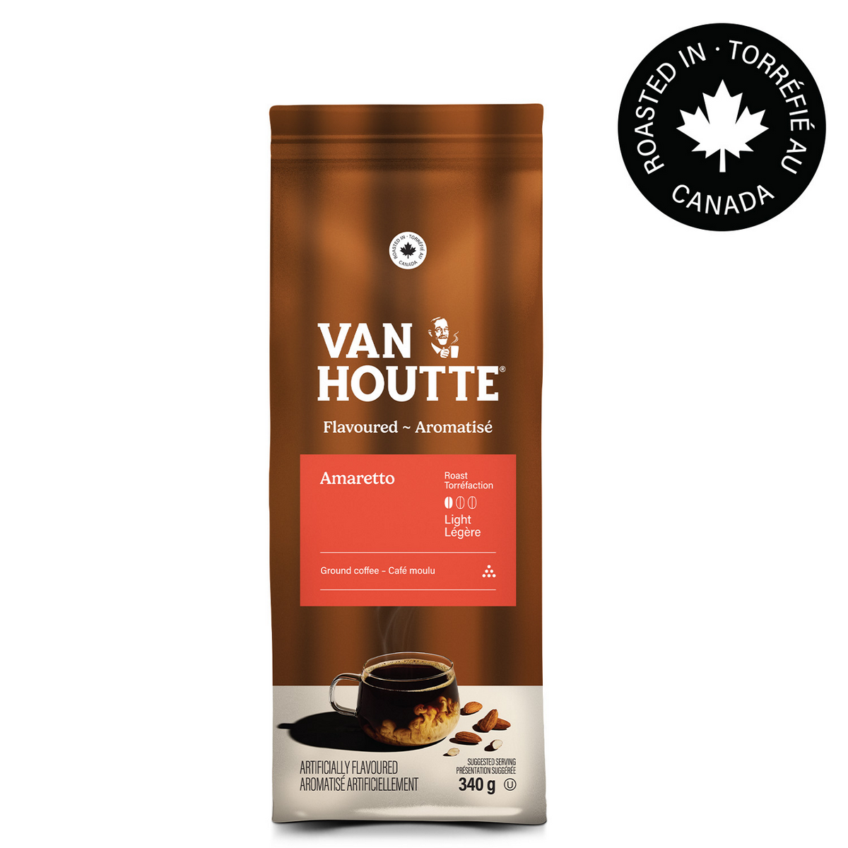 Van Houtte Amaretto Light Roast Ground H4