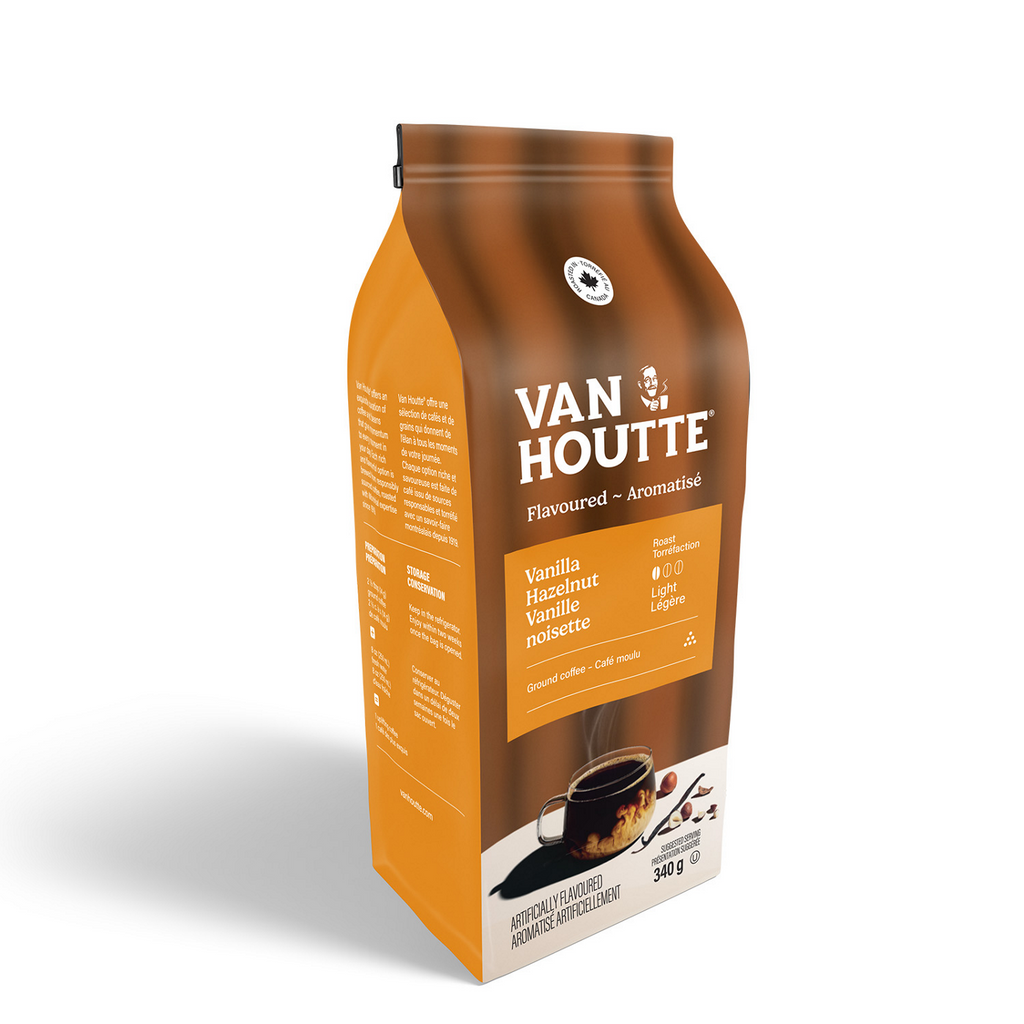 Van Houtte Vanilla Hazelnut Light Roast Ground Coffee C0