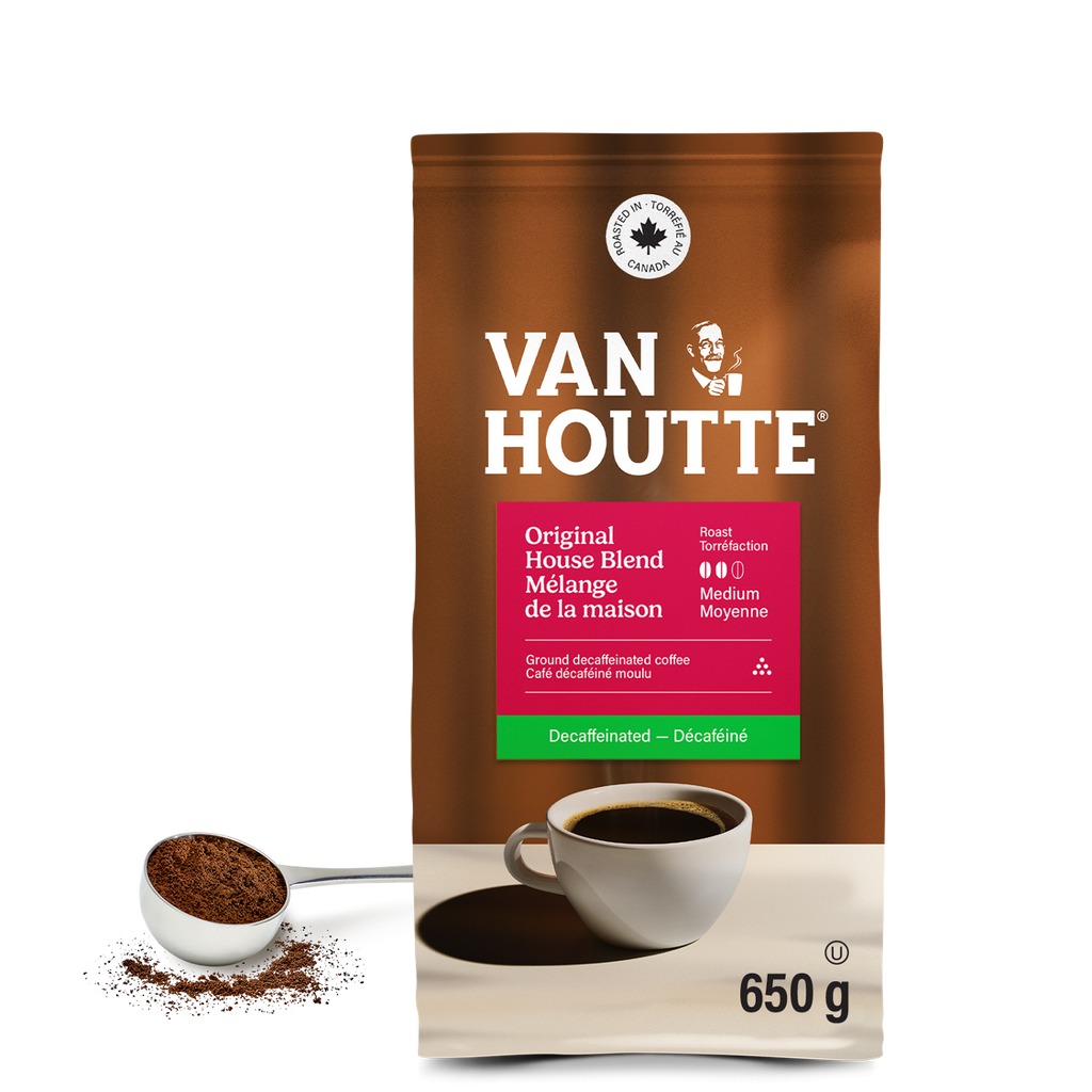 Van Houtte Original House Blend Decaf Medium Roast Ground Coffee E7