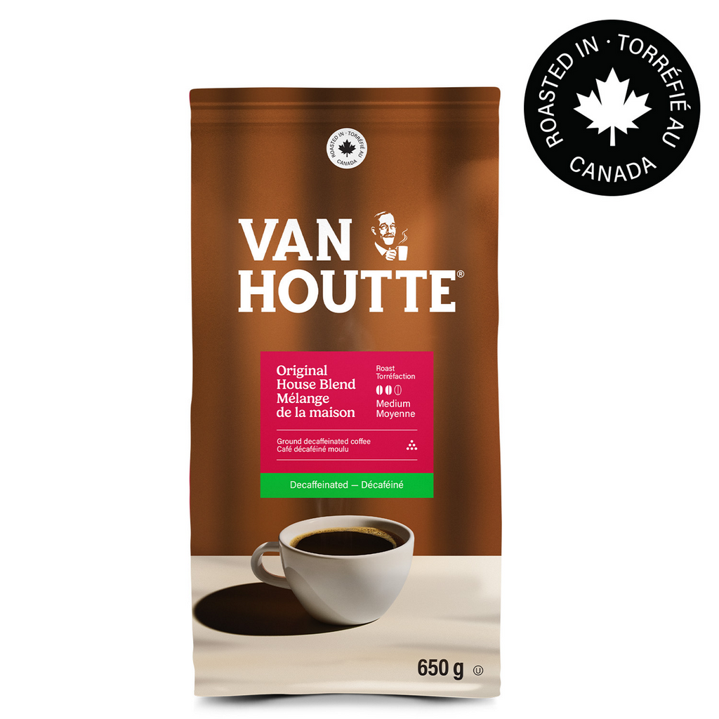 Van Houtte Original House Blend Decaf Medium Roast Ground Coffee E7