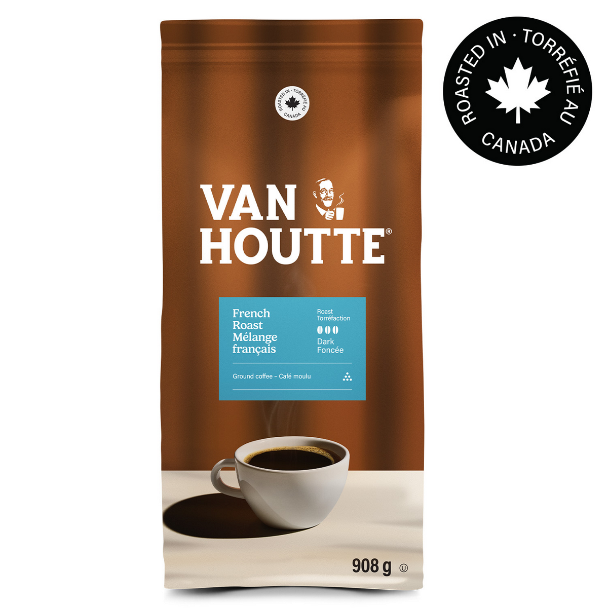 Van Houtte French Roast Ground Coffee F6