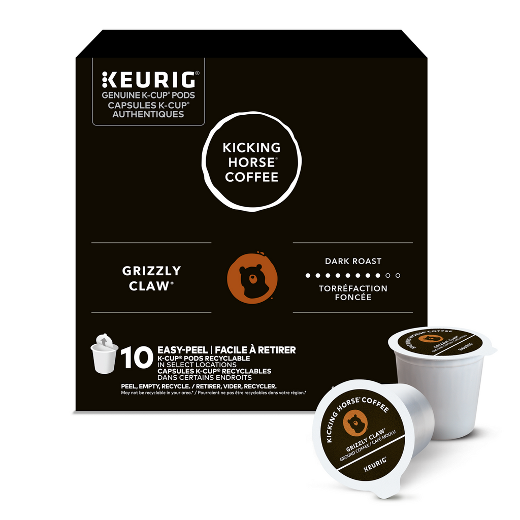 Kicking Horse® Coffee Grizzly Claw Dark Roast X4