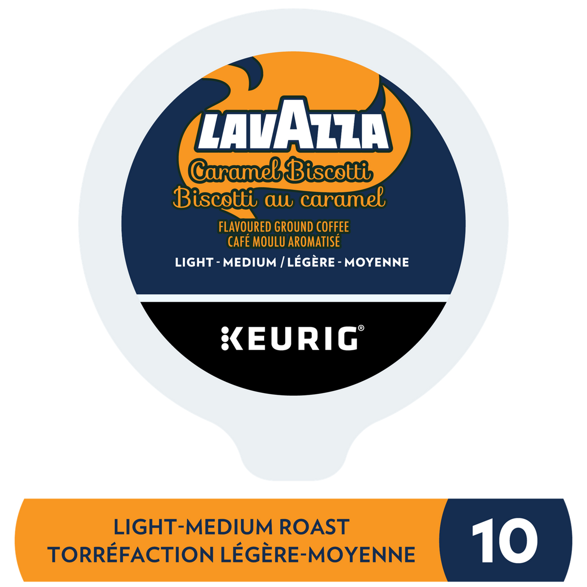 Lavazza Caramel Biscotti, K-Cup Coffee Pods X3