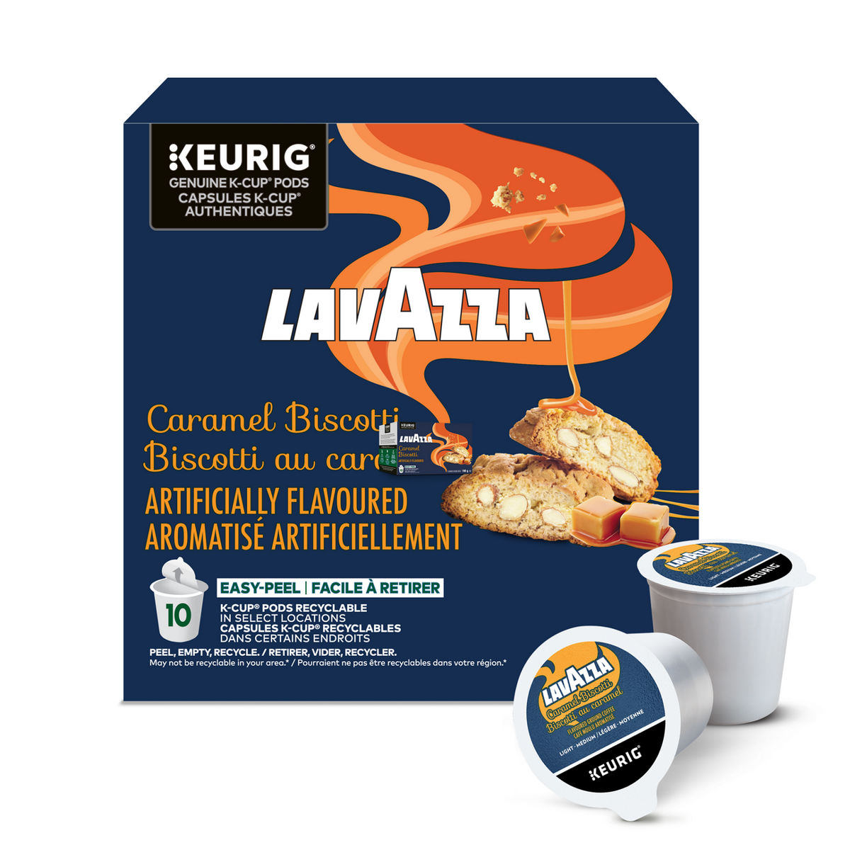 Lavazza Caramel Biscotti, K-Cup Coffee Pods Z6