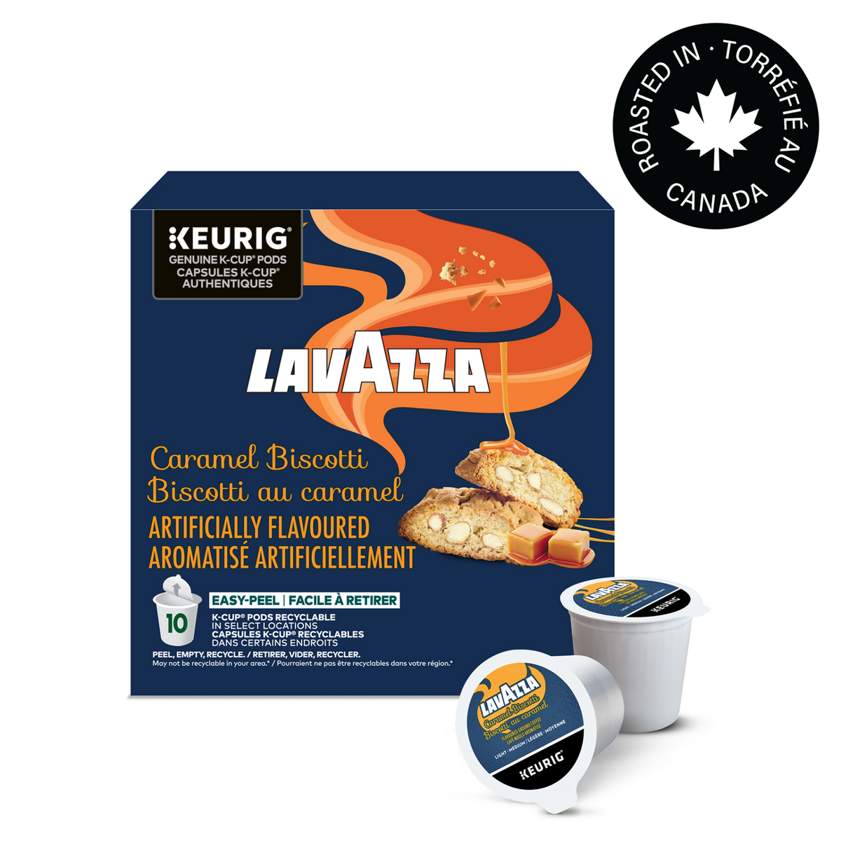 Lavazza Caramel Biscotti, K-Cup Coffee Pods Z6