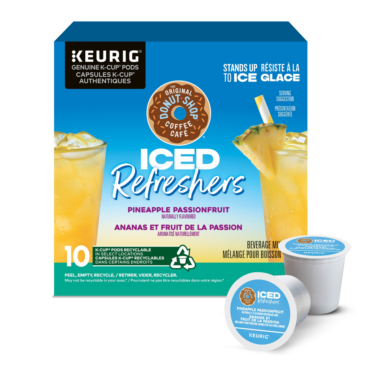 The Original Donut Shop® Pineapple Passionfruit Iced Refreshers L2