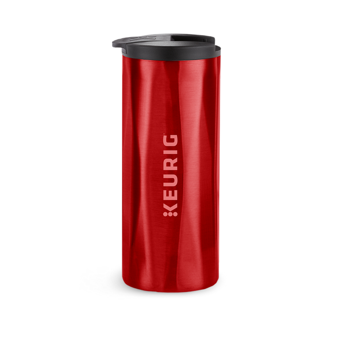 14oz. Faceted Travel Mug Red S7