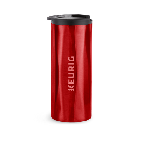 14oz. Faceted Travel Mug Red S7