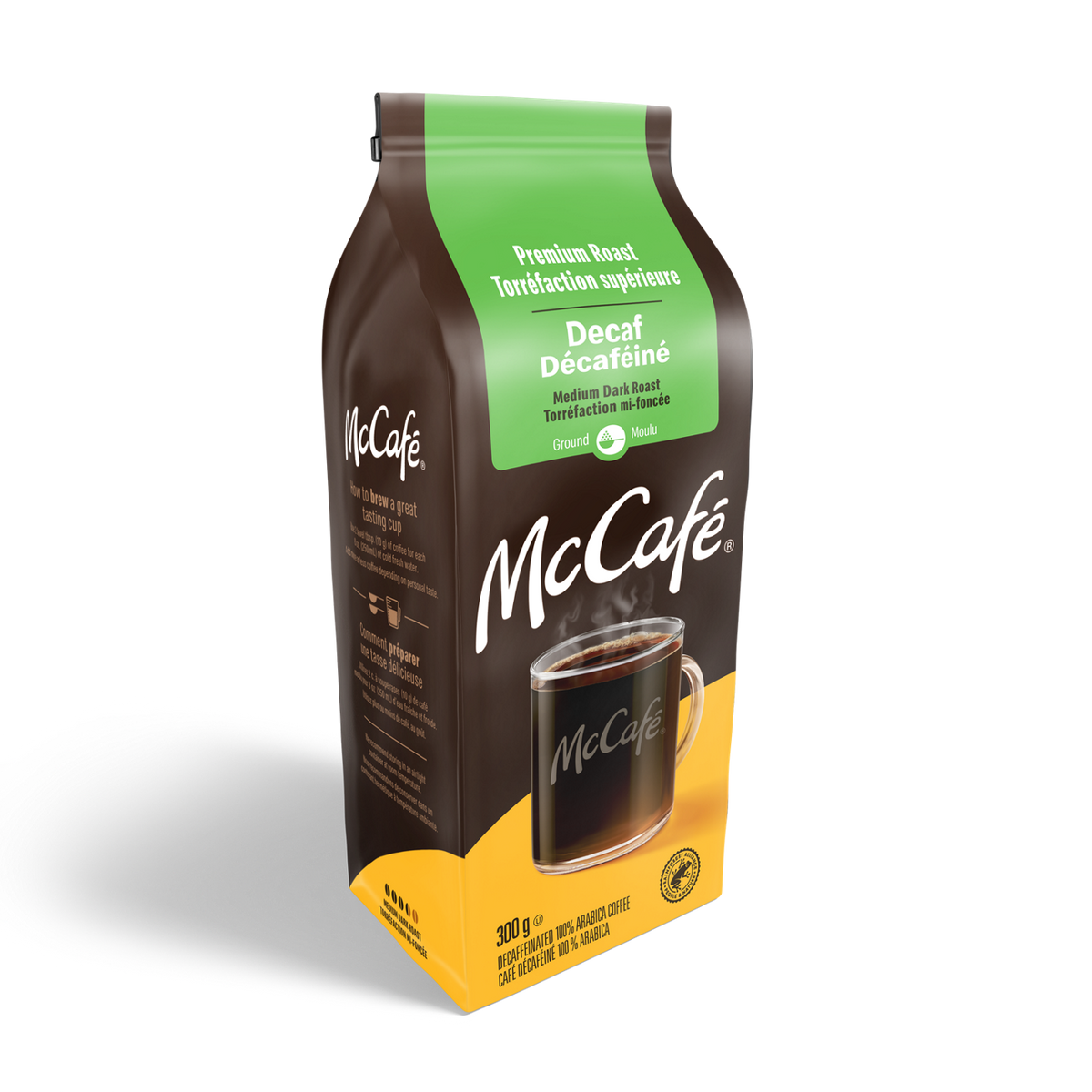 McCafé Premium Medium Dark Roast Decaf Ground Coffee N8