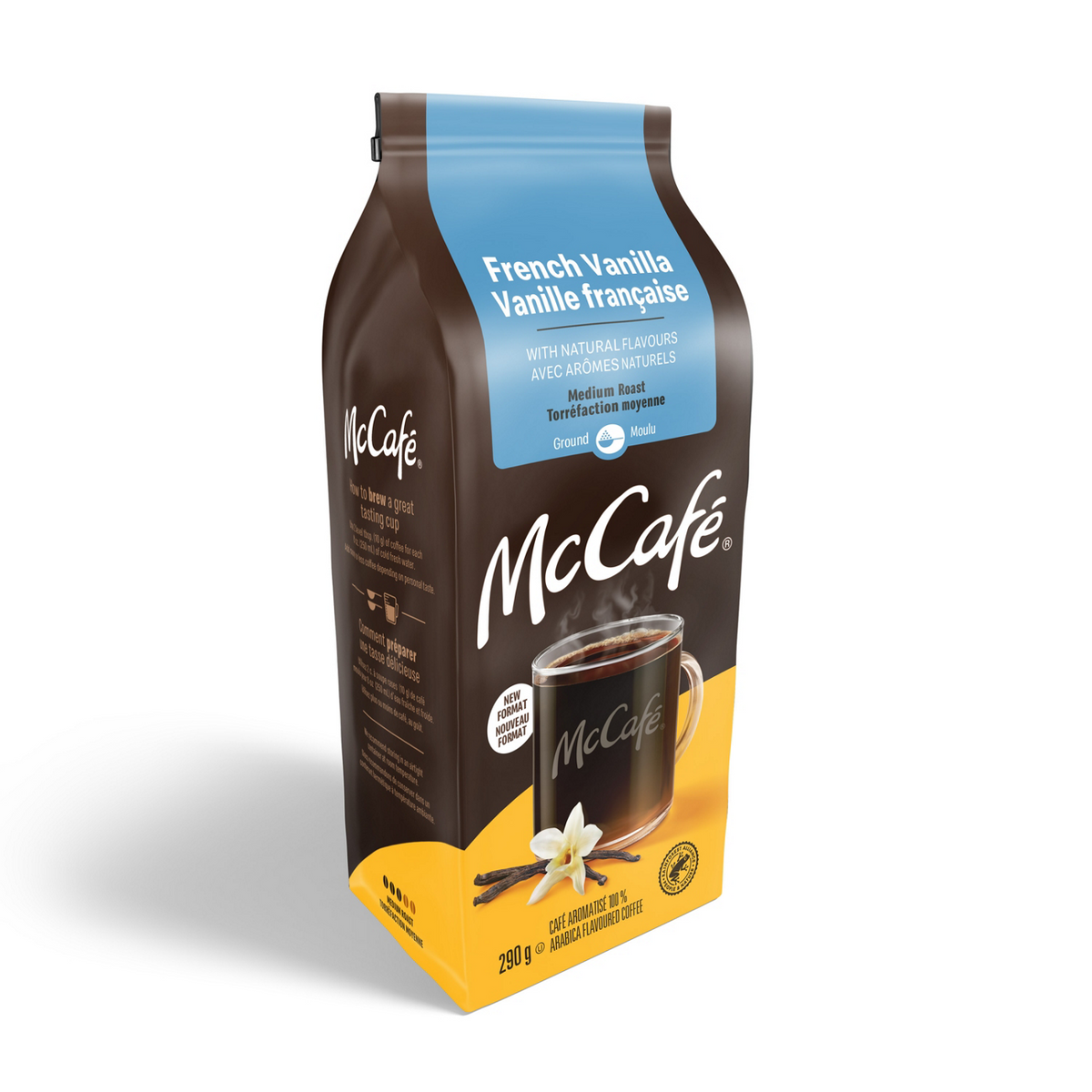 McCafé Premium French Vanilla Flavoured Medium Roast Ground Coffee M0
