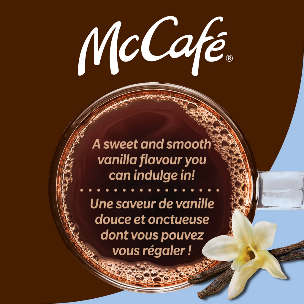 McCafé Premium French Vanilla Flavoured Medium Roast Ground Coffee M0
