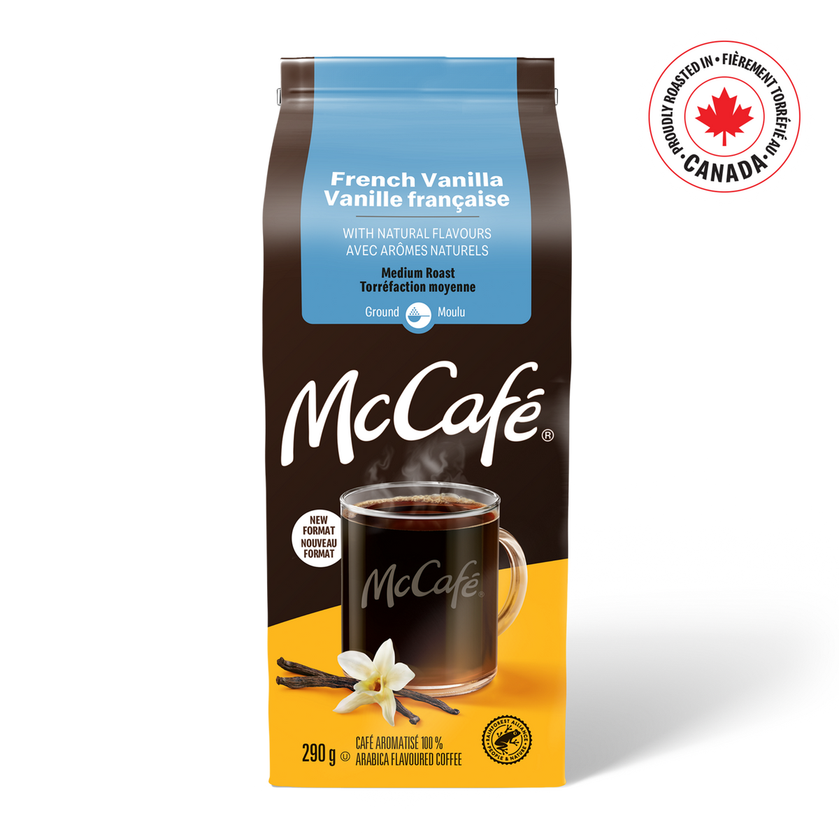 McCafé Premium French Vanilla Flavoured Medium Roast Ground Coffee M0