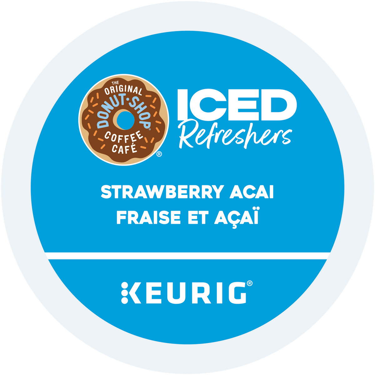 The Original Donut Shop® Strawberry Acai Iced Refreshers W0