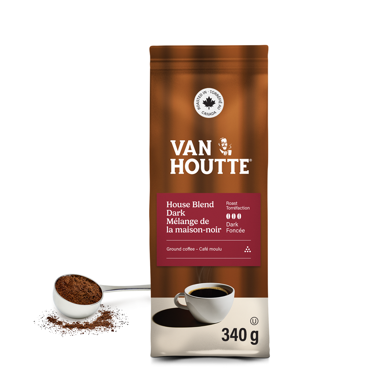 Van Houtte House Blend Dark Ground Coffee Y8