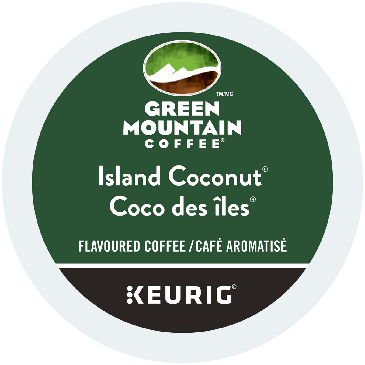 Green Mountain Coffee Island Coconut Light Roast T1